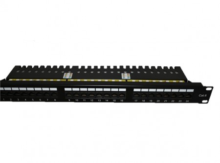 LinkIT Patchepanel 19" Cat.6 UTP 24port