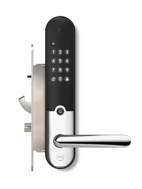 Grunnpakke med Yale L3S dørlås, kompletteres med LockBridge (D) Jeweller for integrasjon rett inn i Elotec Ajax appen.